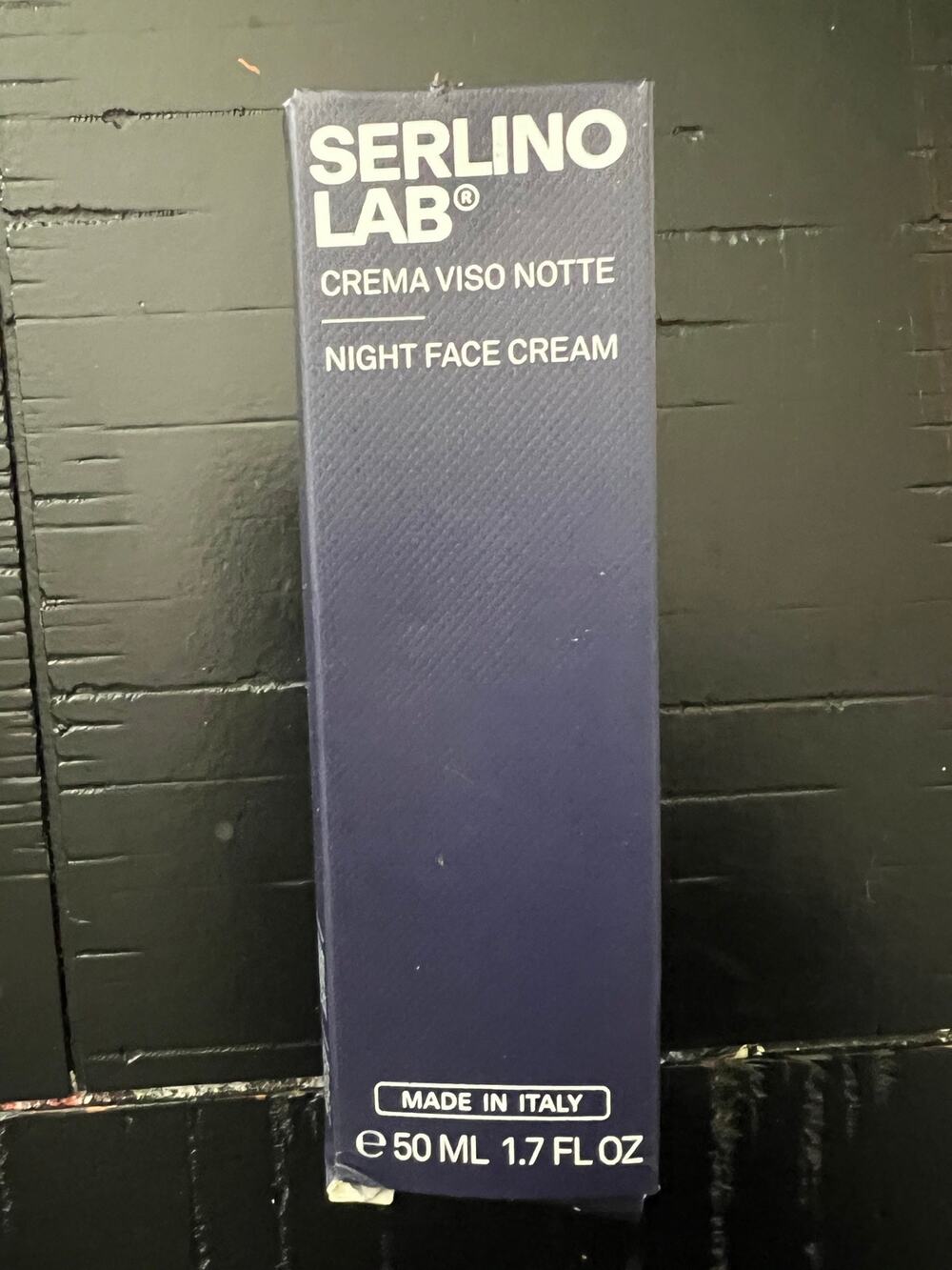 Serlino Lab Night Face Cream 50ml / 1.7 fl oz Made in Italy New